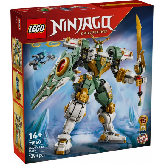 Klocki Ninjago 71860 Tytanowy mech Lloyda 15. rocznica 