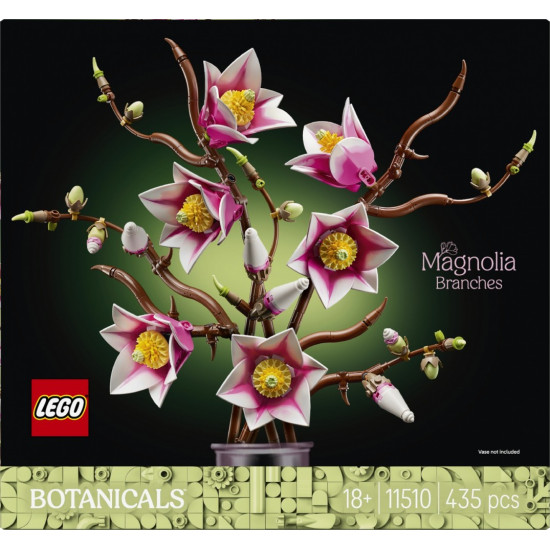 Klocki Botanicals 11510 Gałązki magnolii 