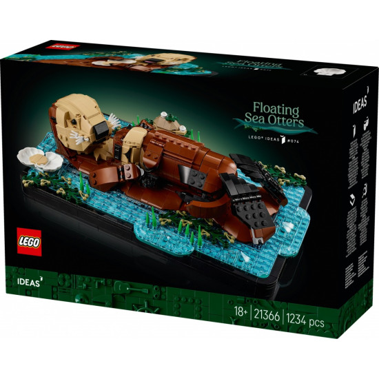 Klocki Ideas 21366 Pływające wydry 