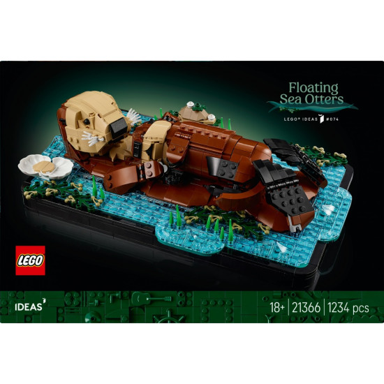 Klocki Ideas 21366 Pływające wydry 