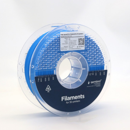 Filament PLA High Speed, 1,75 mm, 1 kg, niebieski