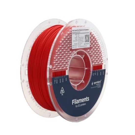 Filament PLA High Speed, 1,75 mm, 1 kg, czerwony