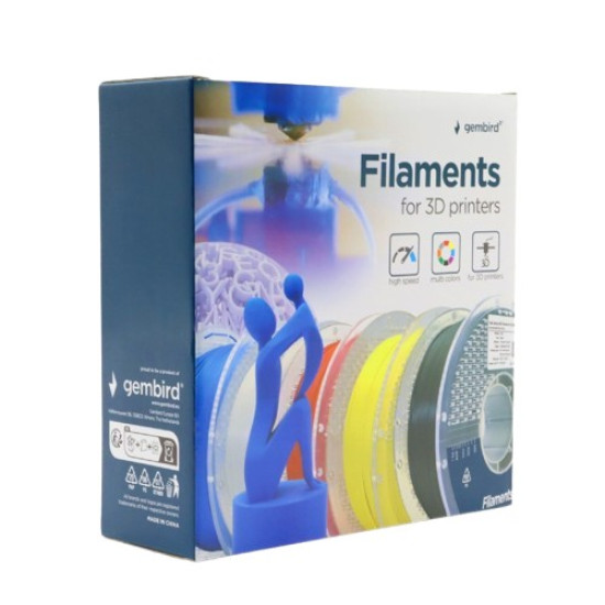 Filament PLA High Speed, 1,75 mm, 1 kg, żółty