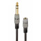 Adapter audio kabel 0,2m od 3,5mm do 6,35mm 