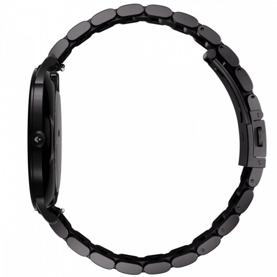 Smartwatch Quantum czarny stalowy 