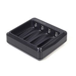 Ładowarka USB do akumulatorów AA/AAA, czarna