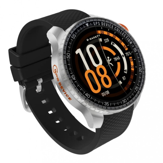 Smartwatch Compass GPS srebrny 
