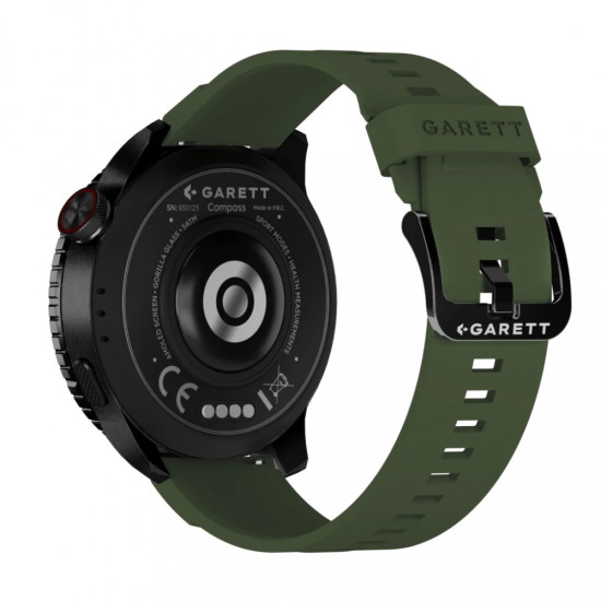 Smartwatch Compass GPS czarny 