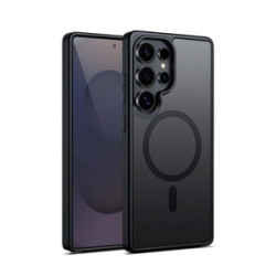 Etui Hybrid Matte Magnetic Etui MagSafe Samsung Galaxy S25 Ultra Czarne