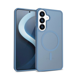Etui Hybrid Matte Magnetic - MagSafe Samsung Galaxy S26 Niebieskie