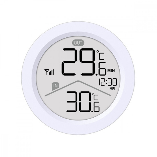 Stacja pogody bezprzewodowa GB162 temperatura IN/OUT, zegar, zasieg do 60 m