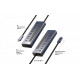 HUB IB-HUB1450-C31 10 x USB TYPE-C Gen 2 z zasilaczem 