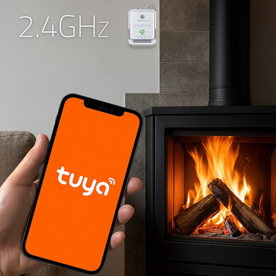 Czujnik wycieku gazu ziemnego | detektor CH4 | NG | Tuya | Wi-Fi | alarm 85dB | LED 
