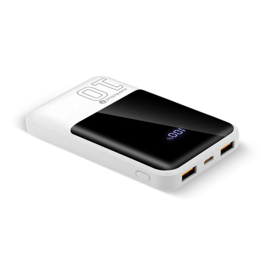 Powerbank 10 000 mAh 2X USB 1X USB-C 22,5W QC4.0 wyświetlacz LED