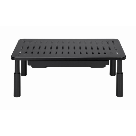 Podstawka regulowana pod monitor z szufladą