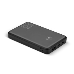 Powerbank 10 000 mAh 2X USB-C 1X USB 20W QC4.0 wyświetlacz LCD