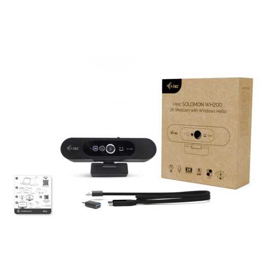 Kamera SOLOMON WH200 2K Webcam z Windows Hello 