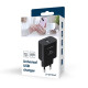 Ładowarka uniwersalna USB, 2.4 A, czarna