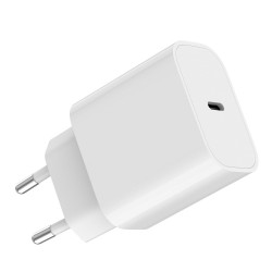 Szybka ładowarka Power Delivery USB typu C, 20 W, biała