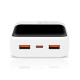 Powerbank 20 000 mAh 2X USB 1X USB-C 22,5W QC4.0 wyświetlacz LCD