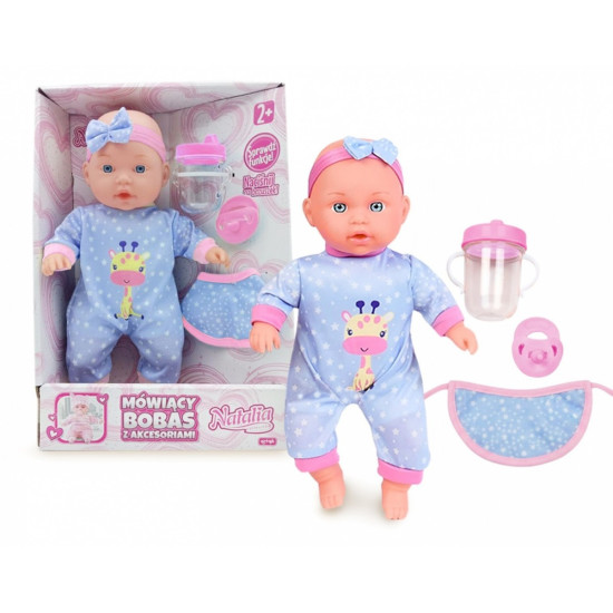Lalka Natalia Bobas mówi po polsku 30 cm