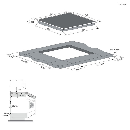 Płyta indukcyjna CDTP644SC/E1 