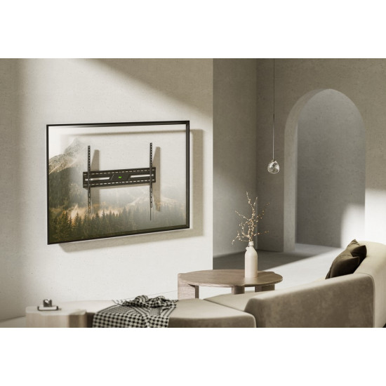 Uchwyt ścienny do telewizora (bez regulacji), 43-100 cali czarny 