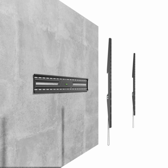 Uchwyt ścienny do telewizora (bez regulacji), 43-100 cali czarny 