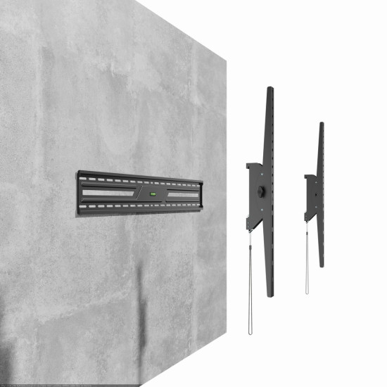 Uchwyt ścienny do telewizora (regulowany), 43-100 cali czarny 