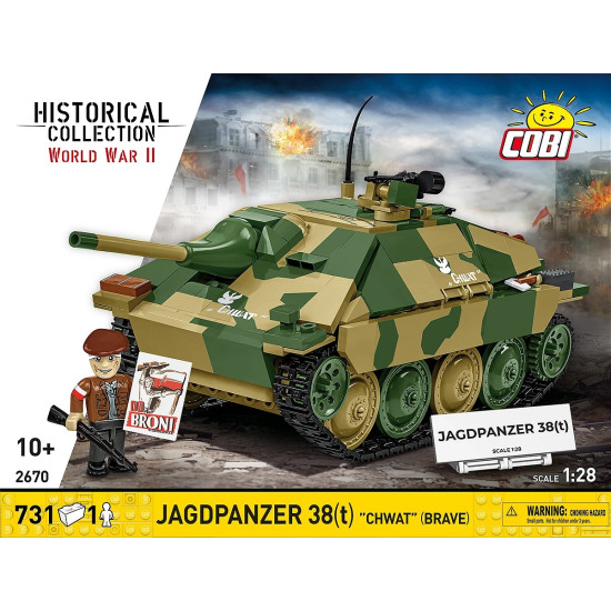 Klocki Jagdpanzer 38t Chwat 731 klocki