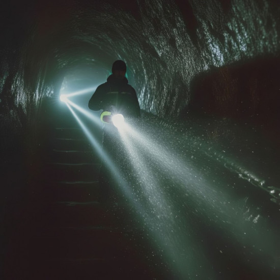 Latarka akumulatorowa 3w1 szperacz LED USB MCE345 