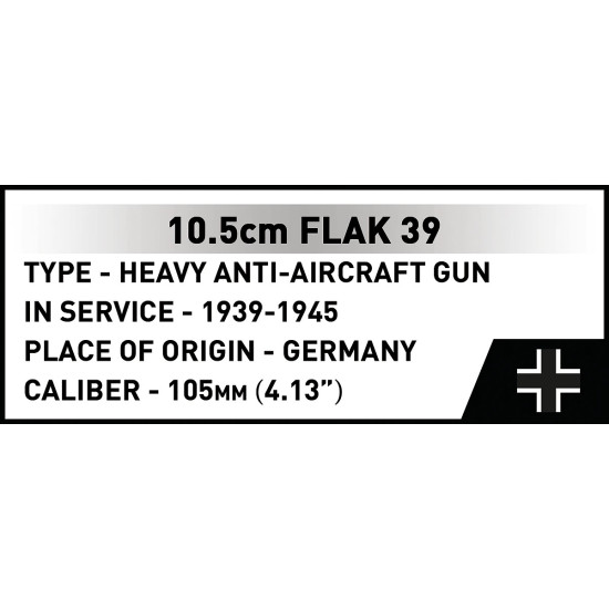 Klocki 10,5 cm Flak 39 339 klocków