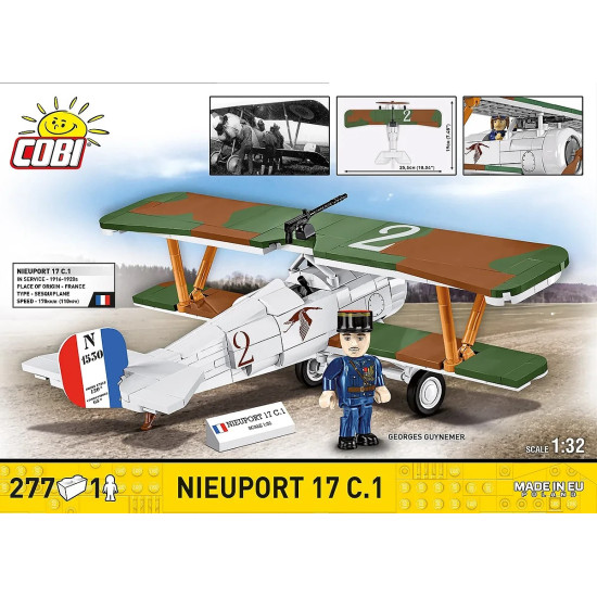 Klocki Nieuport 17 C.1 277 klocków