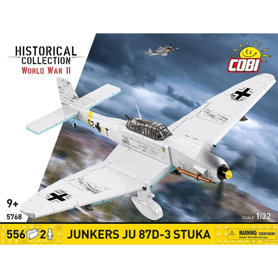Klocki Junkers JU 87D-3 Stuka 556 klocków