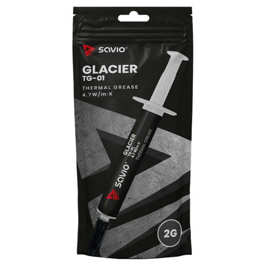 Pasta termoprzewodząca GLACIER TG-01 4.7W/m-K, 2g