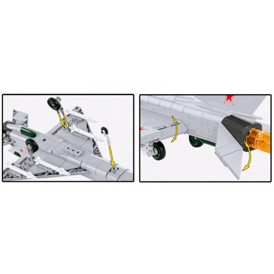 Klocki Mig-21 MF 381 klocków