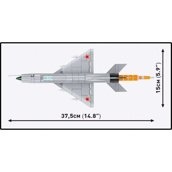 Klocki Mig-21 MF 381 klocków