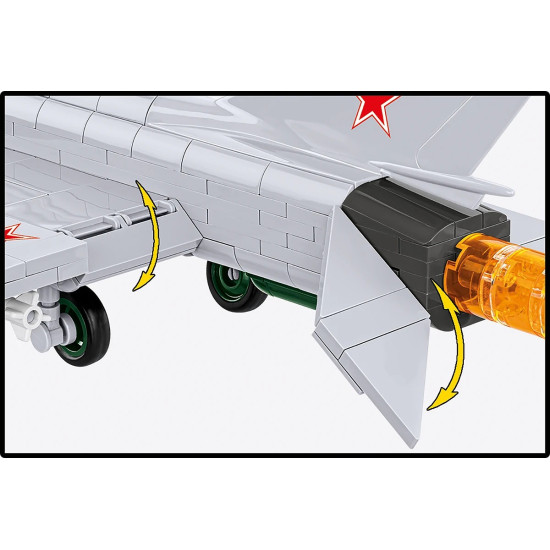 Klocki Mig-21 MF 381 klocków