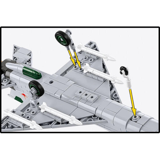 Klocki Mig-21 MF 381 klocków