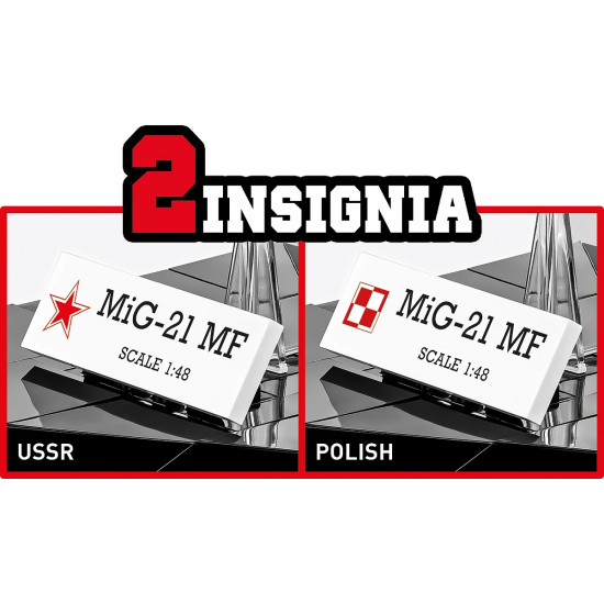 Klocki Mig-21 MF 381 klocków