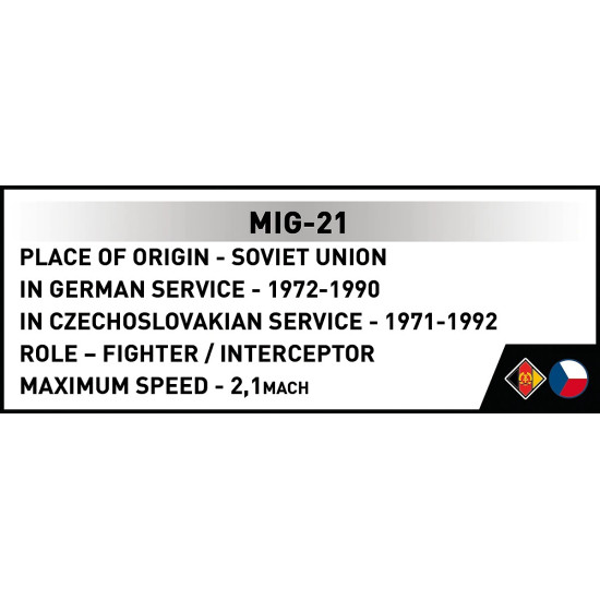 Klocki Mig 21 396 klocków