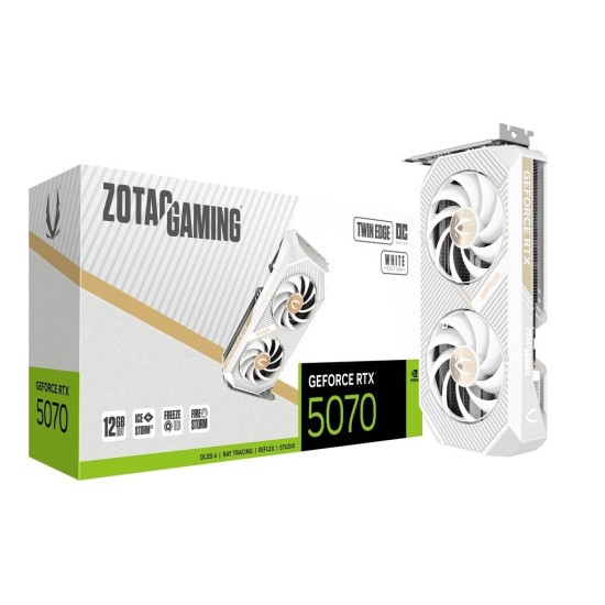 Karta graficzna GeForce RTX 5070 TWIN EDGE OC WHITE 12GB GDDR7 192bit