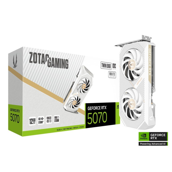 Karta graficzna GeForce RTX 5070 TWIN EDGE OC WHITE 12GB GDDR7 192bit