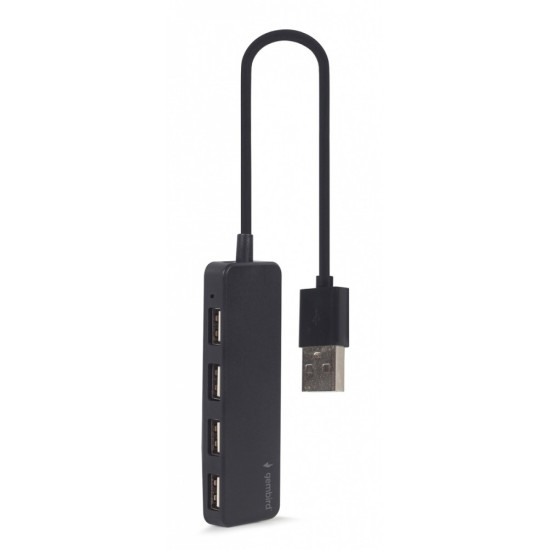 HUB USB 2.0 4-porty, czarny 