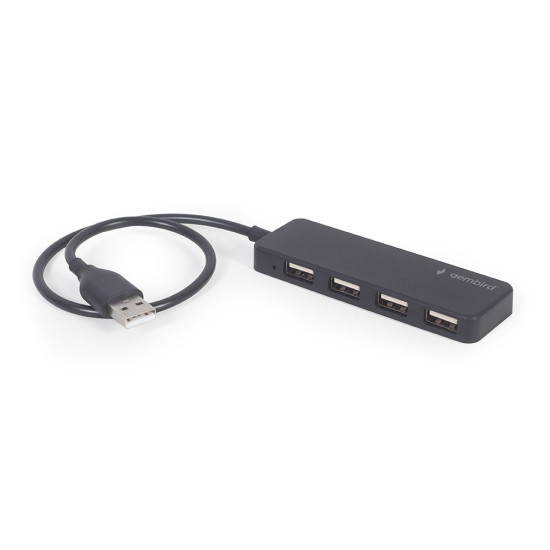 HUB USB 2.0 4-porty, czarny 