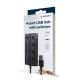 HUB 4-portowy USB 2.0 z przełącznikami, czarny 