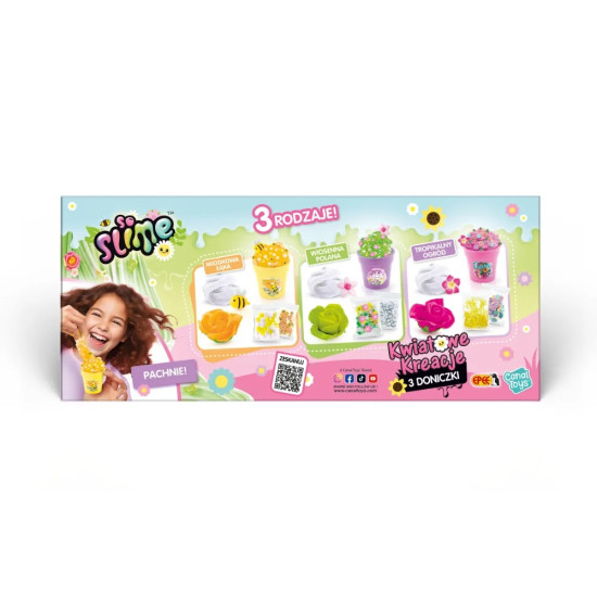 Zestaw kreatywny So Slime Kwiatowe Kreacje 3 doniczki 