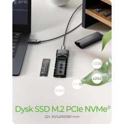 Obudowa dysku IB-1806MT-CU31 M.2 NVMe SSD 10 Gbps 