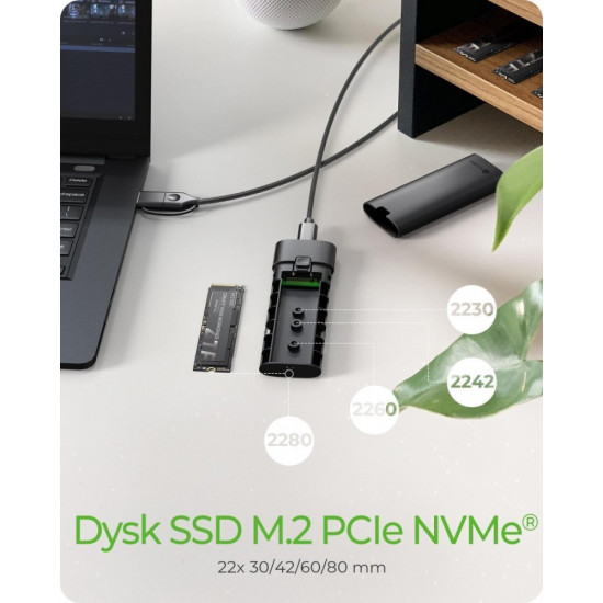 Obudowa dysku IB-1806MT-CU31 M.2 NVMe SSD 10 Gbps 