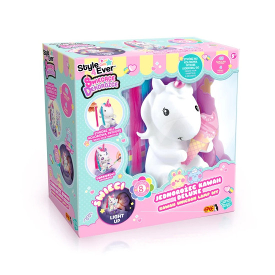 Zestaw kreatywny Dekorożce Jednorożec Deluxe Kawaii Style 